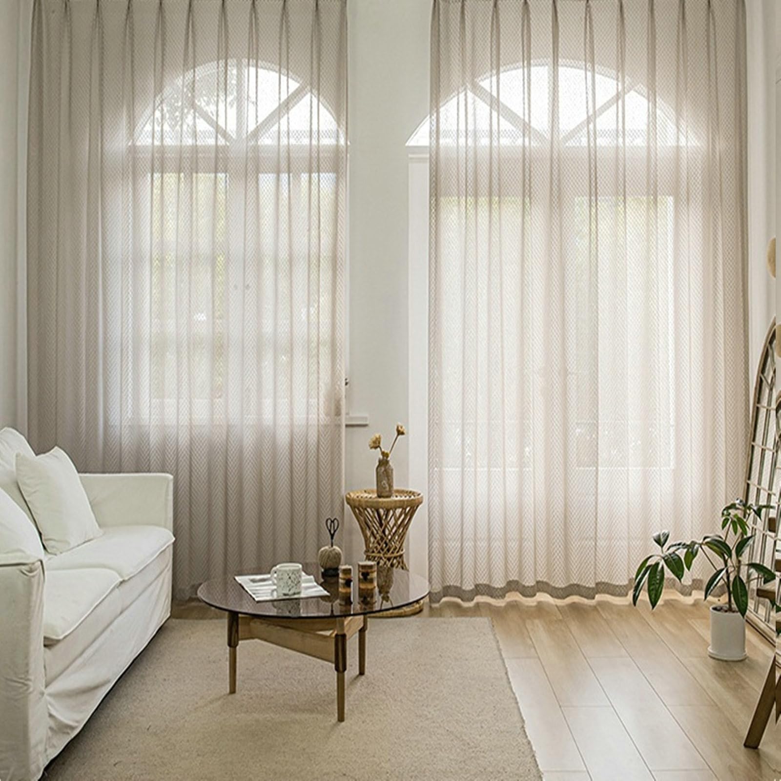 Cortinas De Lujo Jacquard Para Salón O Dormitorio – Par De Cortinas Con Ojales Y Forro Total, Varios Tamaños Y Colores (Negro, Burdeos, Gris, Blanco)
