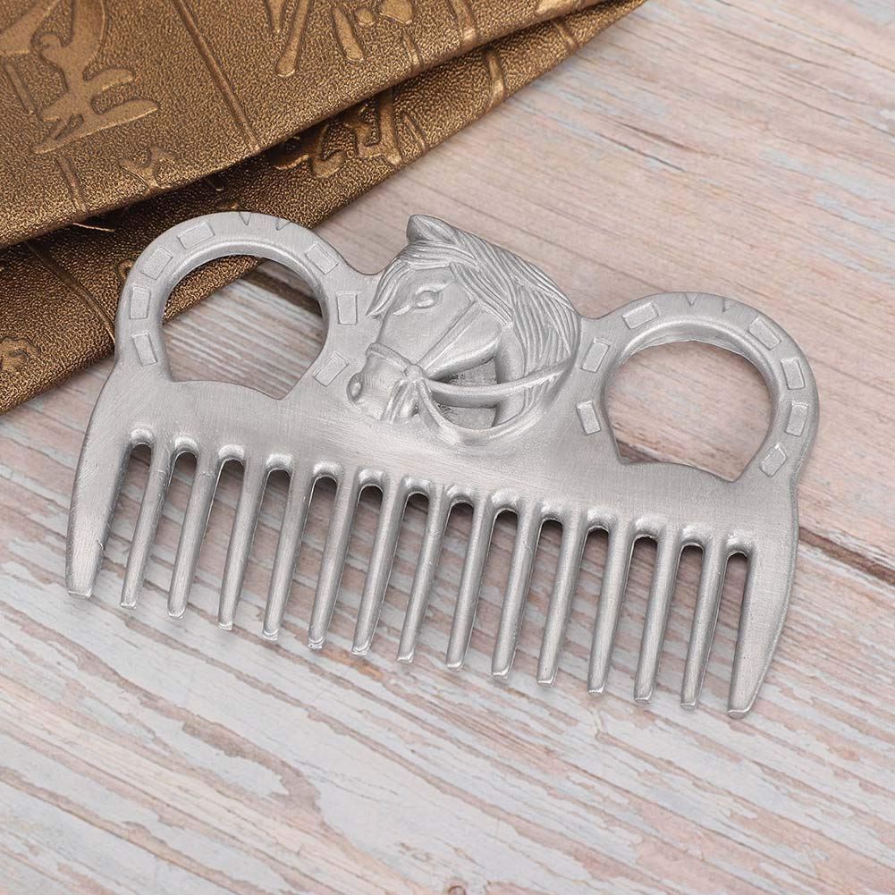 Portable Livestock Horse Hair Comb, Metal Comb for Mane and Tail and Easy to Use, Knot Free, Pocket Sized Design - Image 3