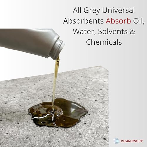 Miniatura 4 de Kit universal contra derrames  Bolsa portátil grande de respuesta rápida  20 almohadillas absorbentes universales y 3 calcetines absorbentes +