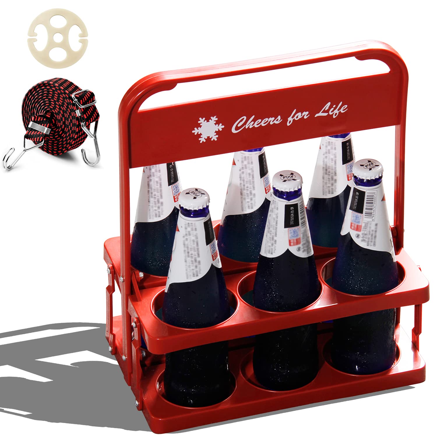 Buy Casethrone Reusable 6Pack Beer Bottles Foldable Plastic Drink