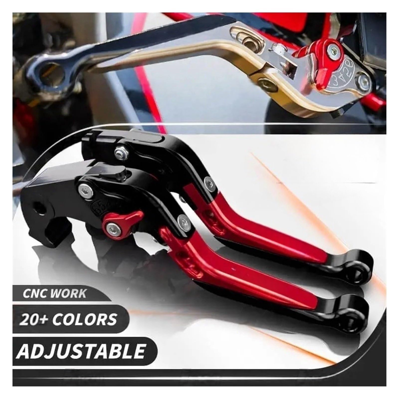 Per Ho&nda CBR400R CBR 400R Leva Frizione Leva Freno Set Regolabile Pieghevole Leve Moto Accessori Parti Frenos Leves Friziones