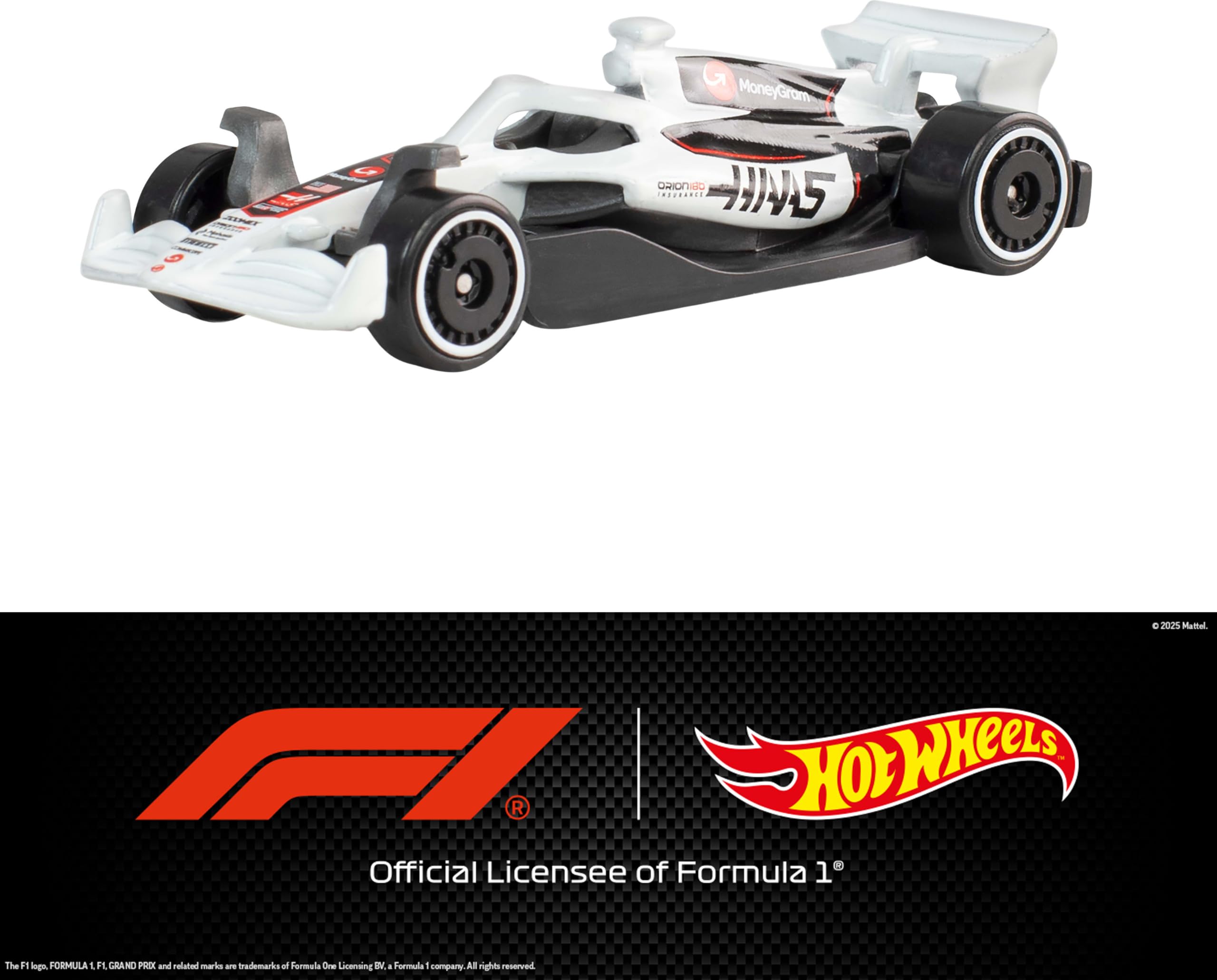 Hot Wheels 1:64 Scale 5-Pack Formula 1 Die-Cast Toy Cars, Set of 5