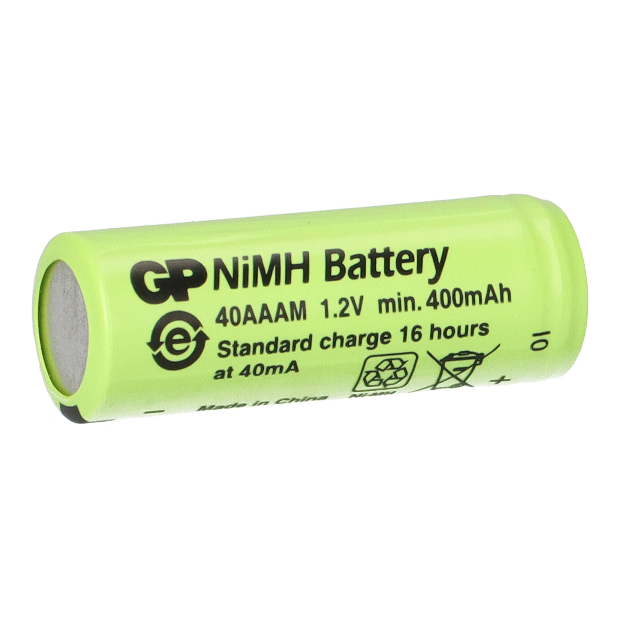 GP Batteries GP GP40AAAM Akku NiMH Size 2/3AAA mit Lötfahne Z-Form Akku