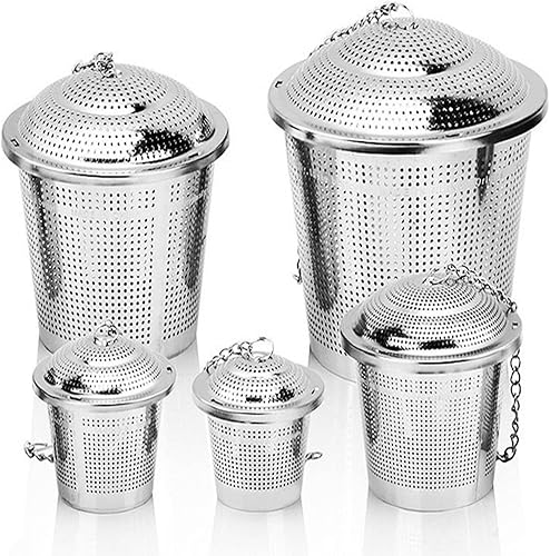 Miniatura 1 de Colador de bolas de té de acero inoxidable 304 de malla, filtro de hierbas, hoja de té, especias y té, colador para tetera, herramienta de cocina