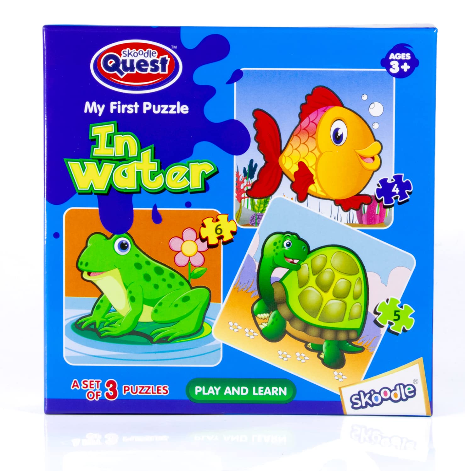 Skoodle My First Puzzle in Water for 3 Old Kids and Above