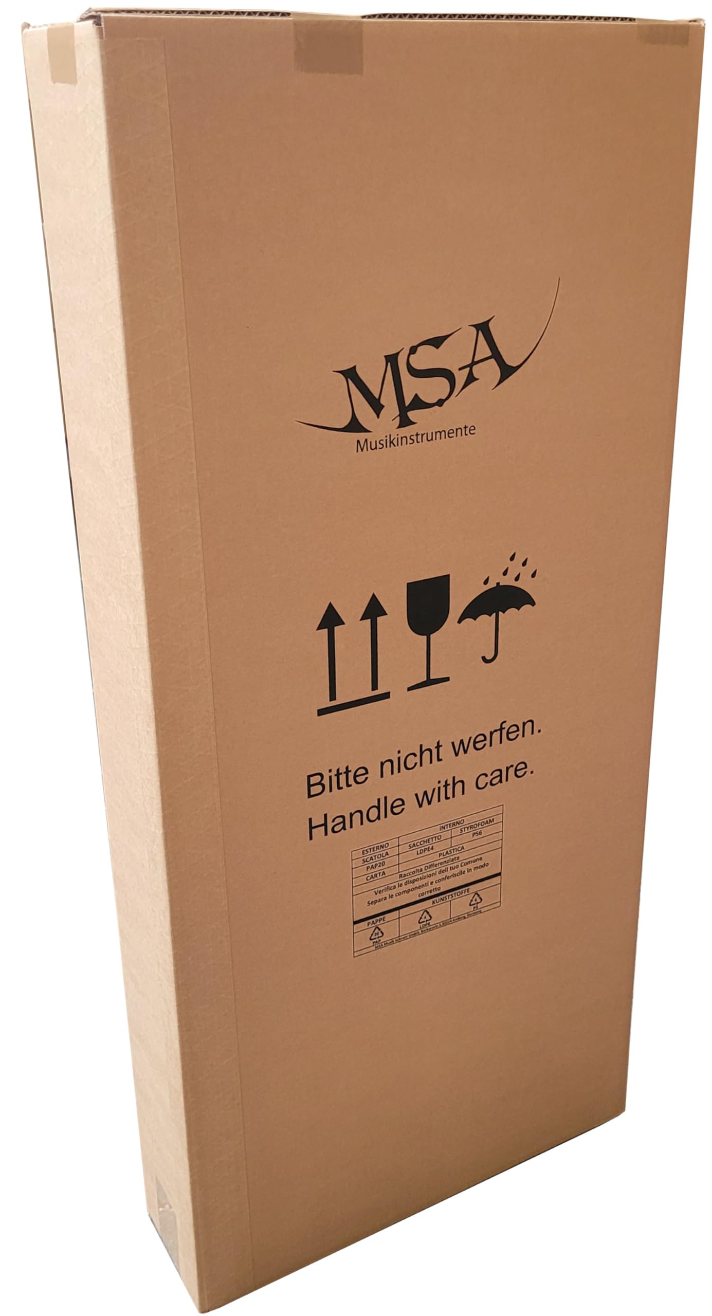 ELEKTROGITARRE NATUR GEBEIZT - E-GITARRE MIT MASSIVHOLZKÖRPER - MATT - VISION SOUND - SCHWARZER PICKUP + KABEL - ST5A