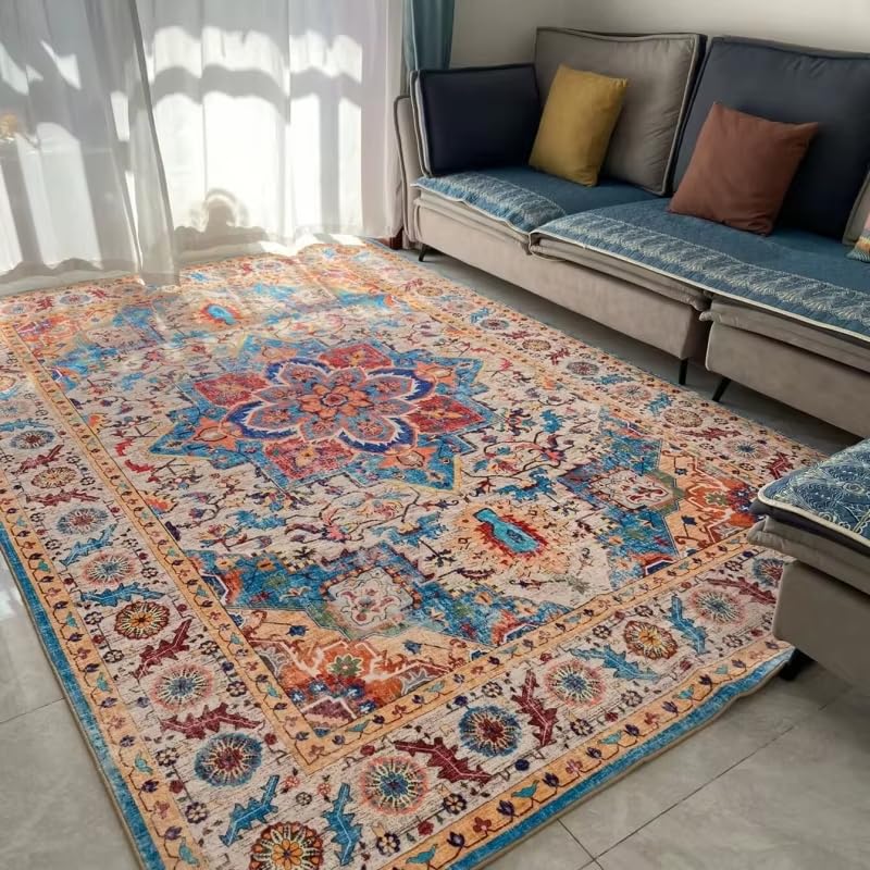 Tapis de style rétro américain 160x230 grand salon et chambre à coucher
