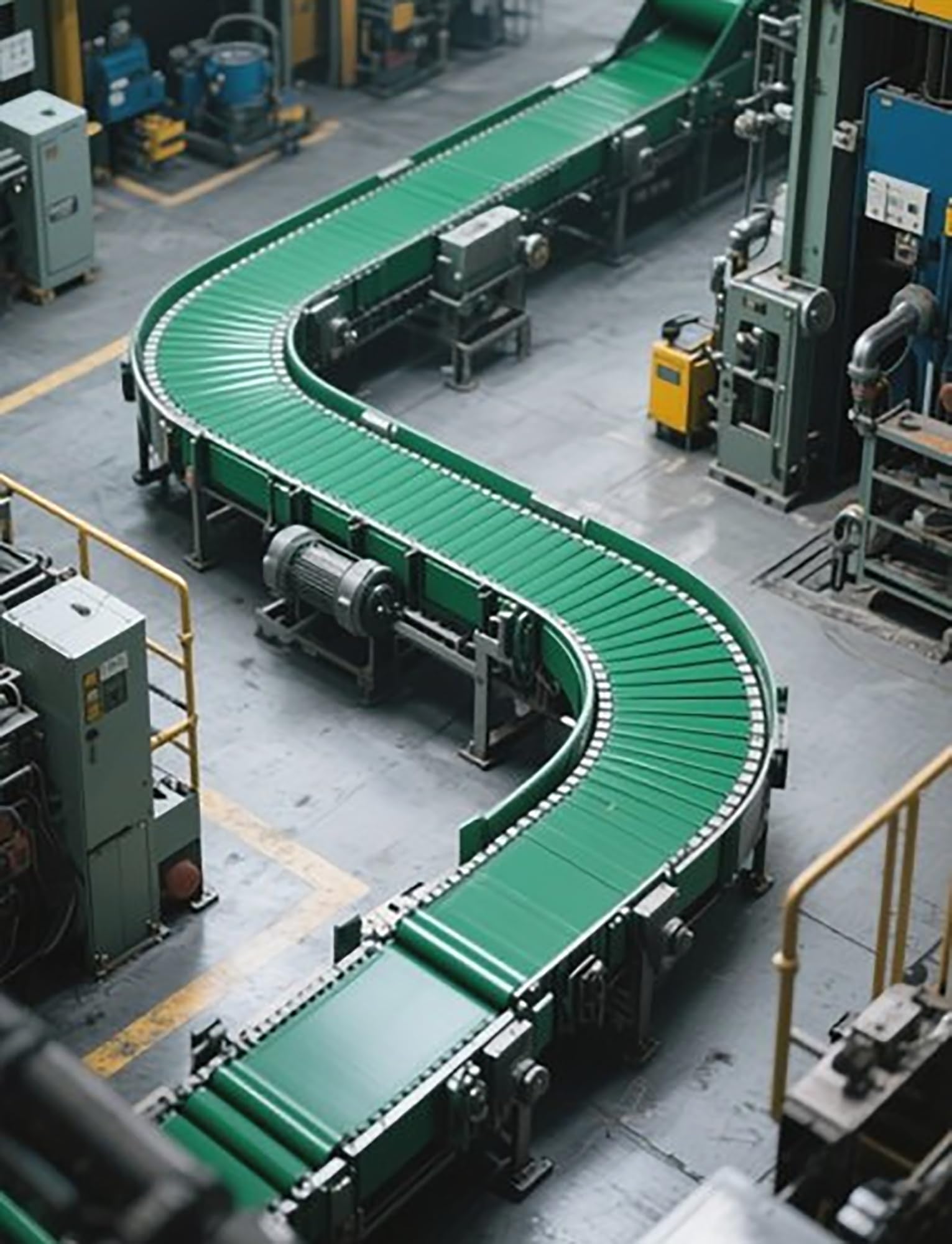 Cinta transportadora industrial de PVC para un transporte eficiente de dispositivos electrónicos y eléctricos, material flexible y duradero para un rendimiento óptimo