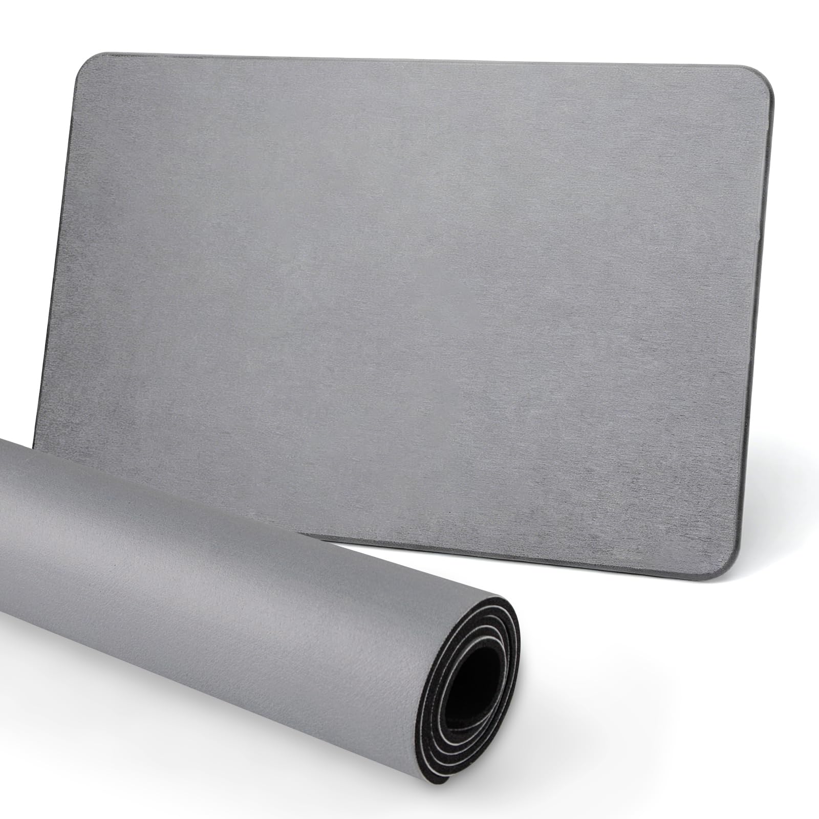 Tapis de bain diatomite antidérapant en pierre naturelle 60x120 cm