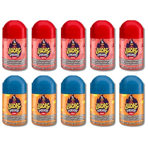 Lucas Baby Chamoy y Mango - Mezcla de 10 piezas