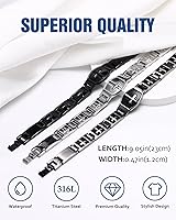 Vista 9 de Jecanori Pulsera magnética de cobre para hombre, Cobre