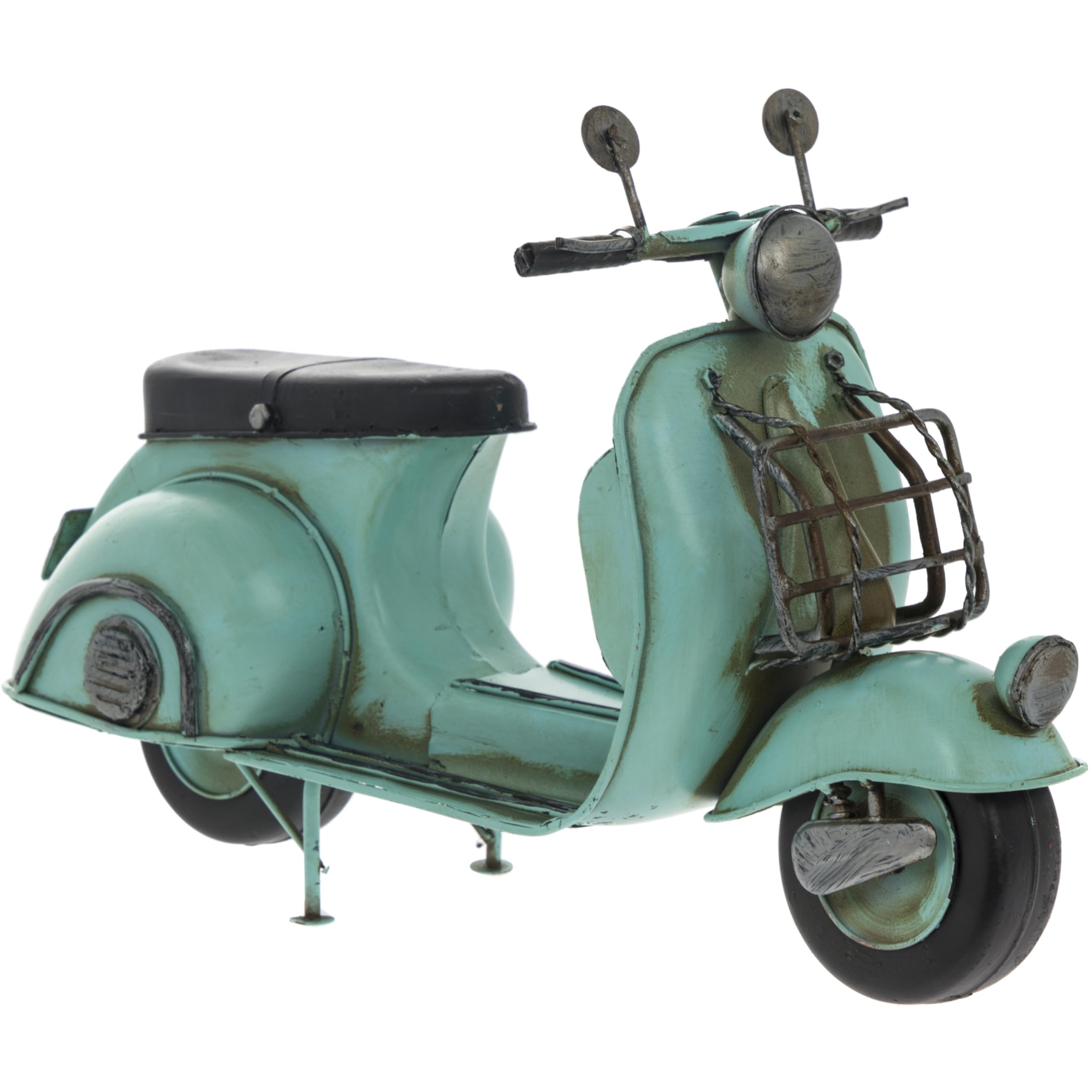 Lesser & Pavey Vintage Effect Tin Metal Classic Blue Scooter Model - Vintage Transport Collection