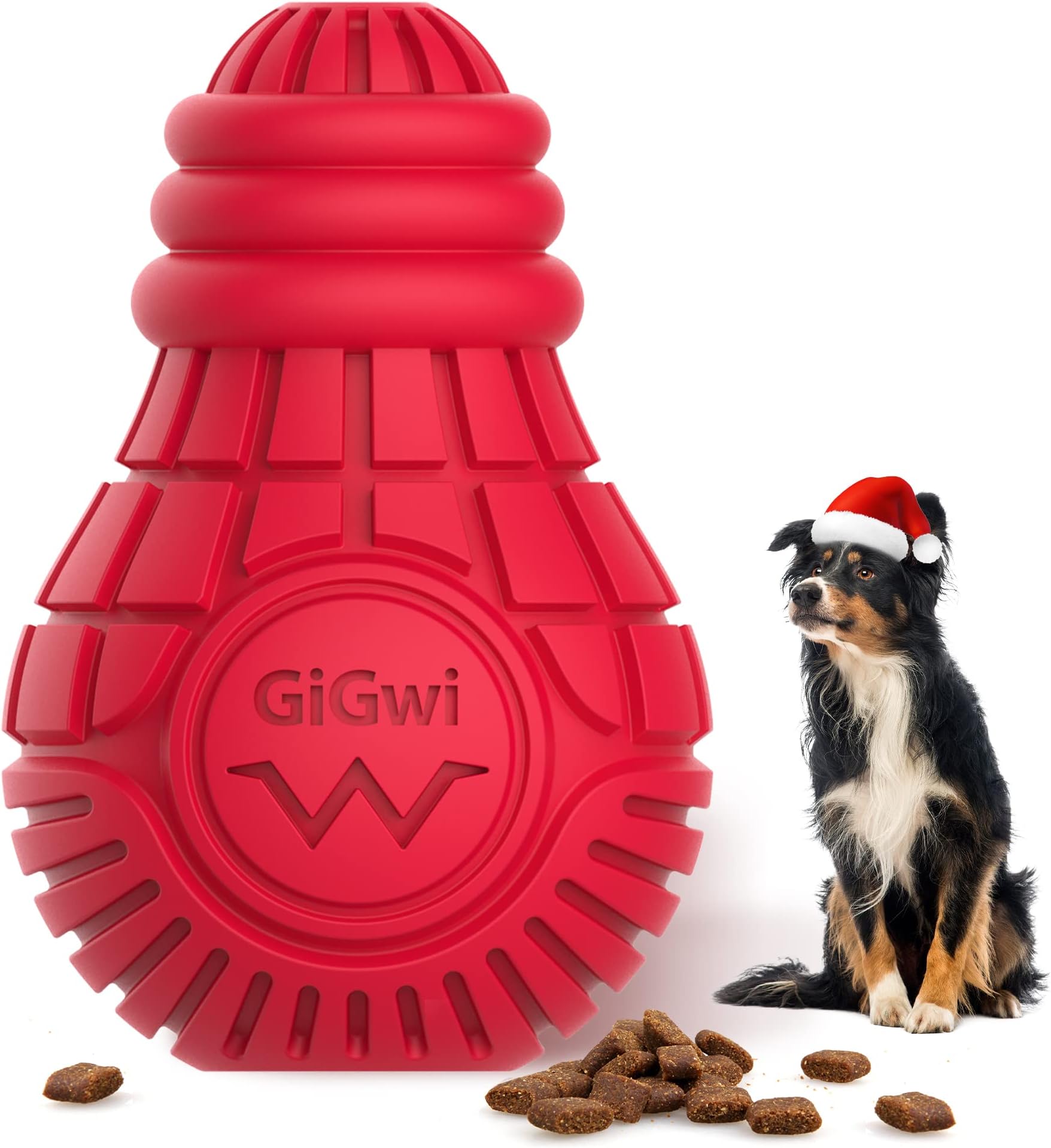 KONG Wobbler Interactive Treat Dispensing Dog Toy, Dishwasher Safe