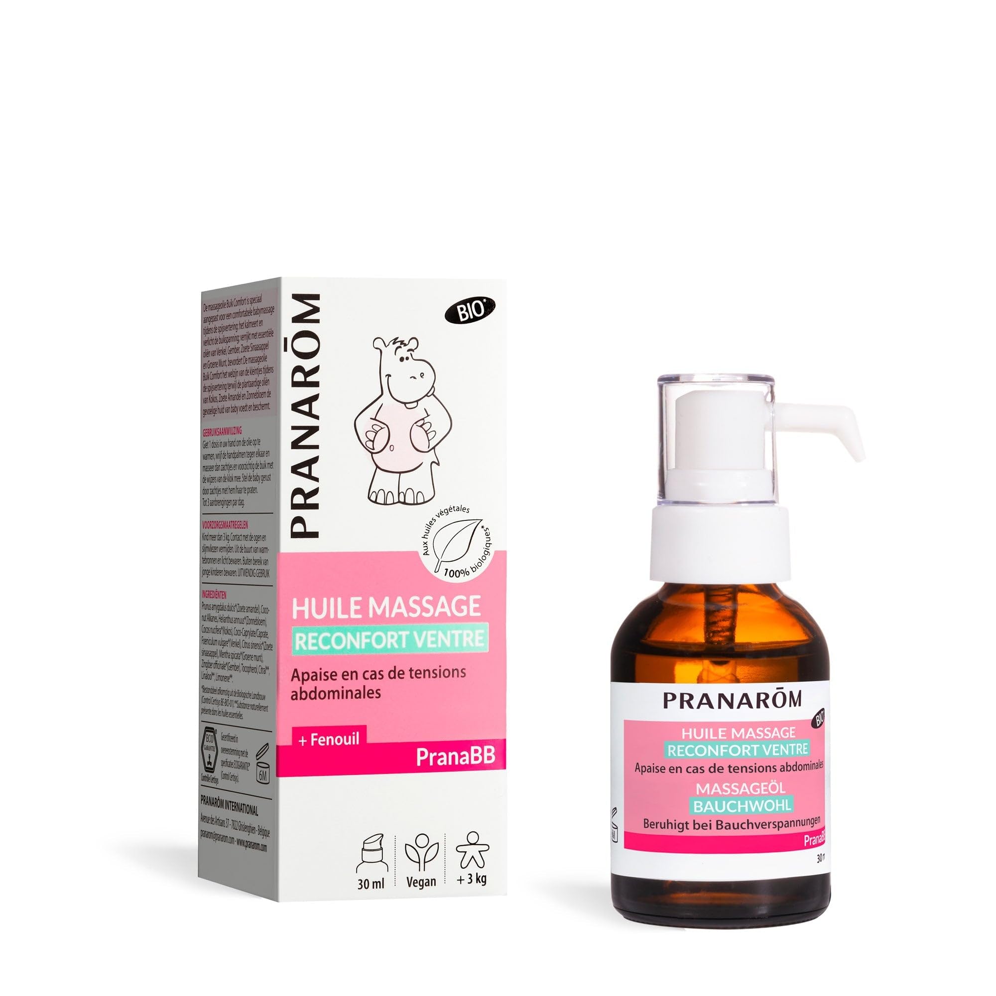 Pranarôm PranaBB Massage Oil Belly Comfort Organic 30ml