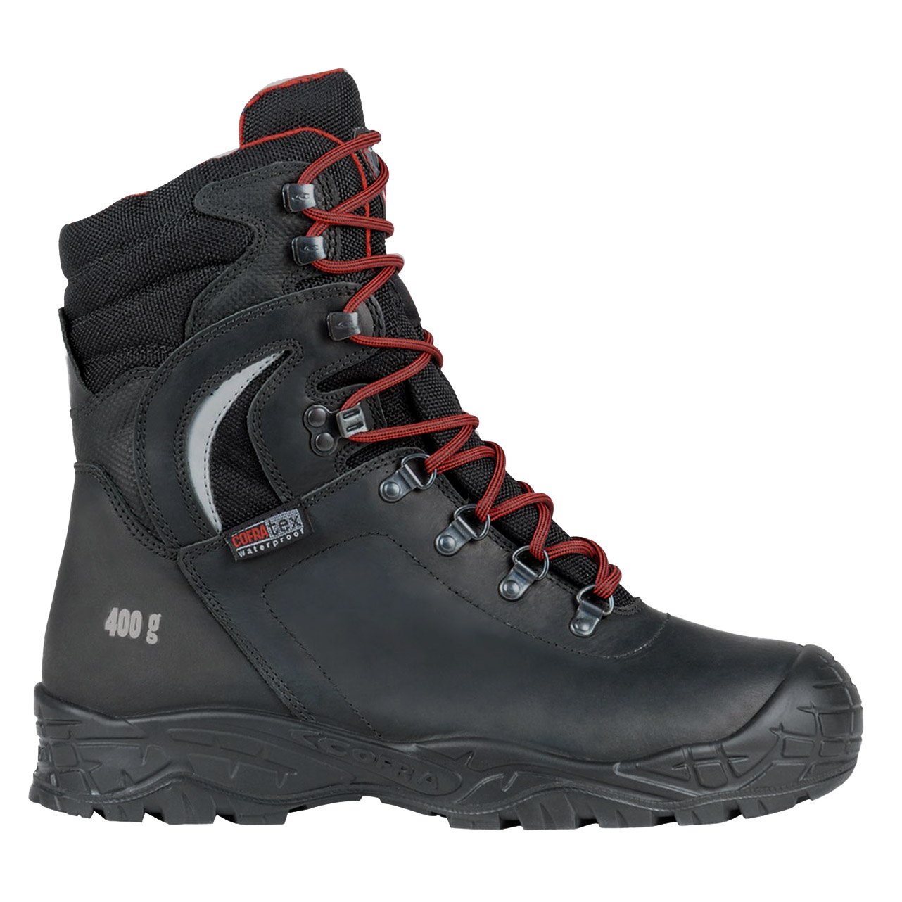 Cofra 22360-000.W42 SKIBUS UK S3 CI WR SRC Safety Boot, Black, Size 42