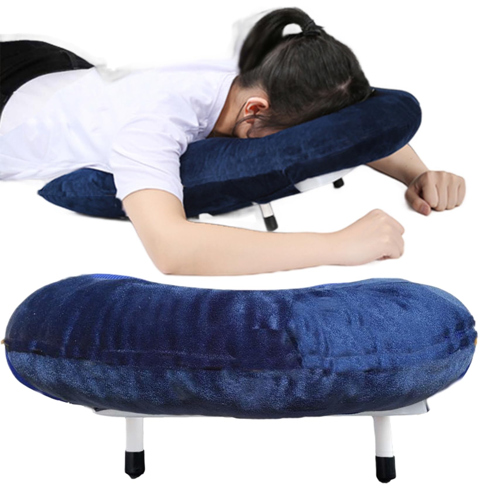 Awnsimfreien 1Pc Face Down Pillow After Eye Surgery, Soft Face Down Pillow For Sleeping Bbl After Surgery Stomach Sleeping With Memory Foam For Vitrectomy Or Retinal
