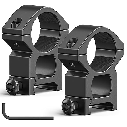 CVLIFE 1 Inch Dovetail/Picatinny Scope Rings - Medium/High/Low Profile See Through Scope Mount for 3/8", 11mm or 20mm Rails - 2 Pieces