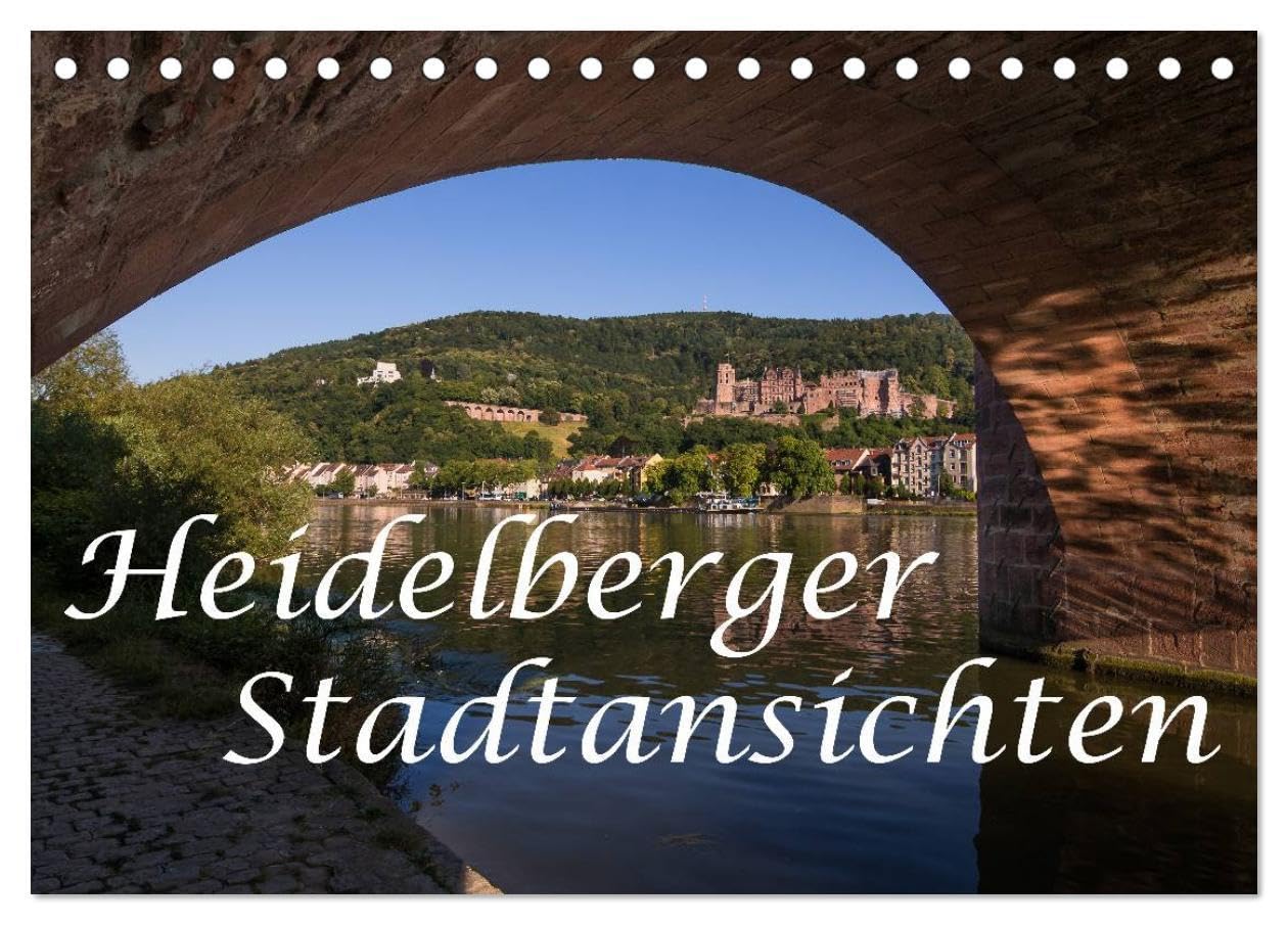 Heidelberger Stadtansichten (Tischkalender 2024 DIN A5 quer), CALVENDO Monatskalender: Bilderreise durch die romantische Stadt am Neckar (CALVENDO Orte)