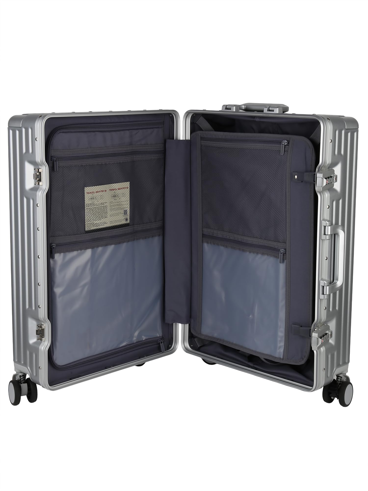 VAN HILL Herolite Hartschalen-Trolley Reisekoffer mit 4 Doppelrollen, TSA-Schloss & Schnappverschluss – Leichtes Hartschalen-Reisegepäck aus Polycarbonat/ABS