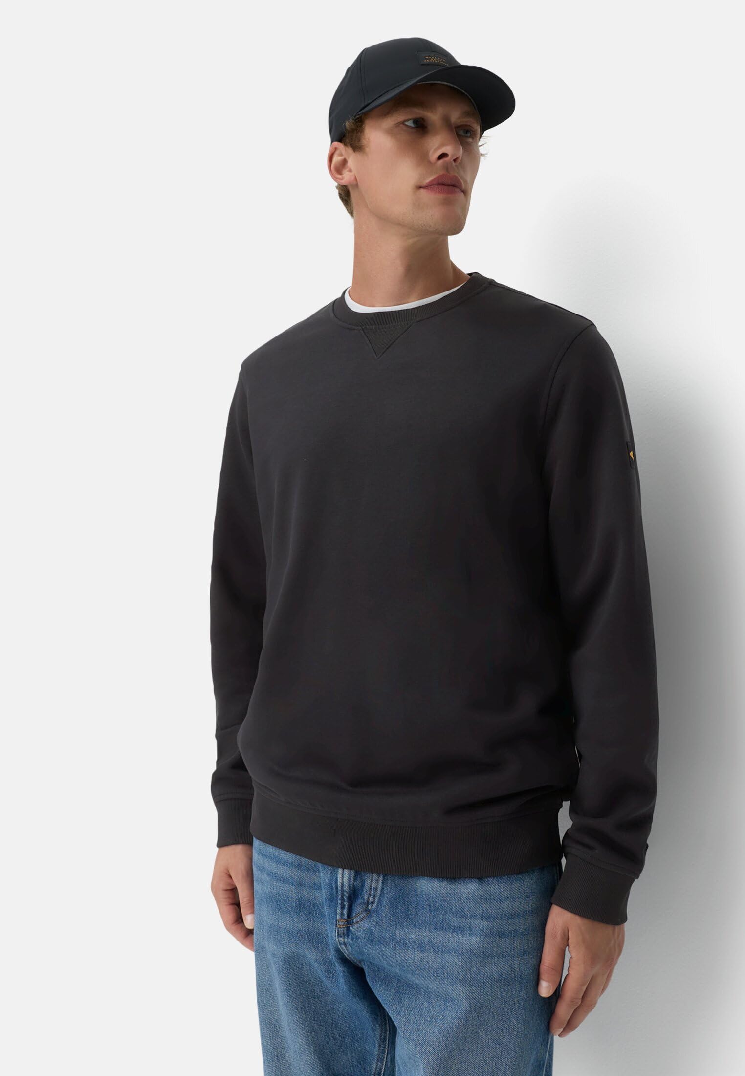 camel active Herren Sweatshirt aus Baumwollmix