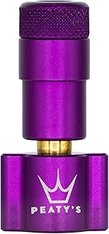 Peaty's CO2 Tyre Inflator Head Only - Unique Compact Straight Line Design for Maximum Airflow & Rapid Inflation, Presta Valve Compatible Bike Tire Pump for Mountain, Road & Gravel Bikes