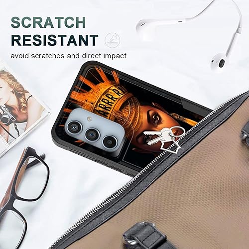 Miniatura 4 de Funda para Galaxy A54 5G, doble capa híbrida resistente a prueba de golpes, policarbonato duro, silicona suave, TPU, funda protectora para Samsung