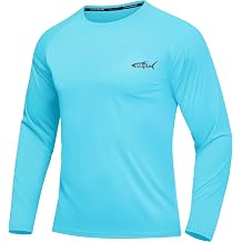Men s Rash Guard UPF 50+ Sun Protection UV Shirt Quick Dry Long Sleeve Tshirts Moisture Wicking Swim Tops for Sport Running Hiking Fishing
