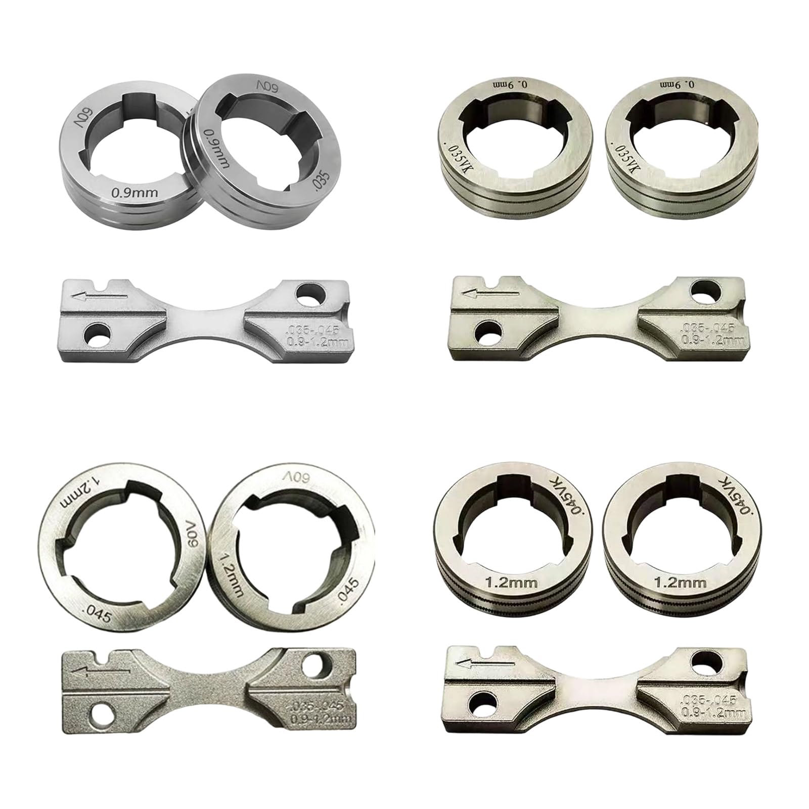 Rullo Trainafilo Ricambio KP1696-035S Set Rulli Trascinamento Per Più Modelli Saldatrice Set Rulli Trascinamento Facile Installazione