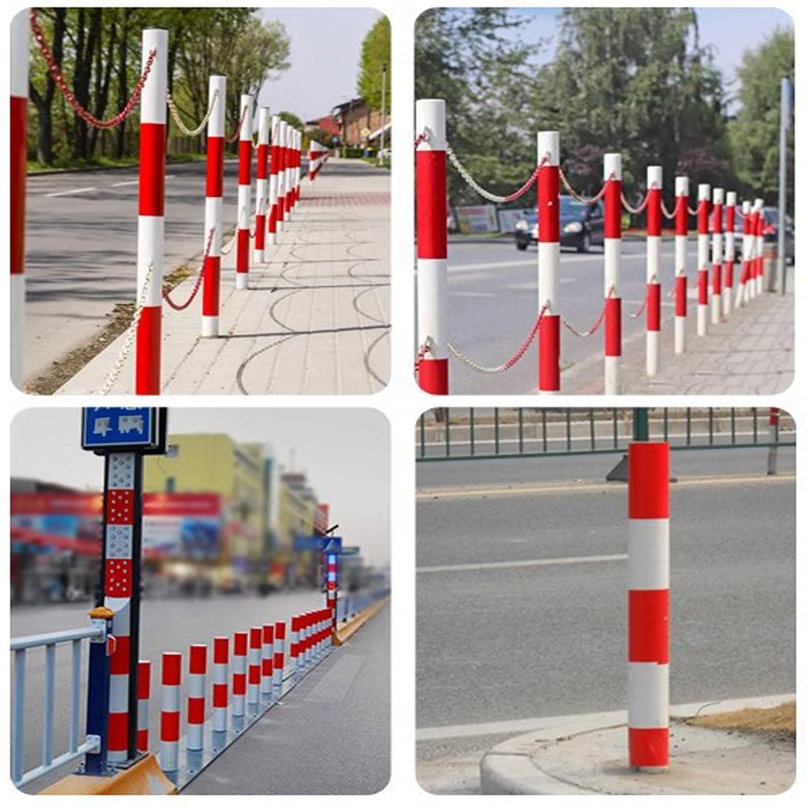 Cubiertas de Acero Reforzado para bolardos de Seguridad Vial: Ideales para el Control de accesos y multitudes en Espacios públicos.
