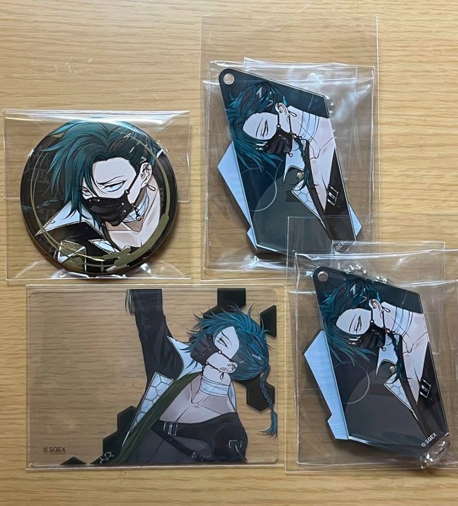 ㉓ 結合男子 塩水流一那 カラ鉄 缶バッジ Amazon.co.jp: 結合男子 塩水流一那 缶バッジ battle アクリルスタンド