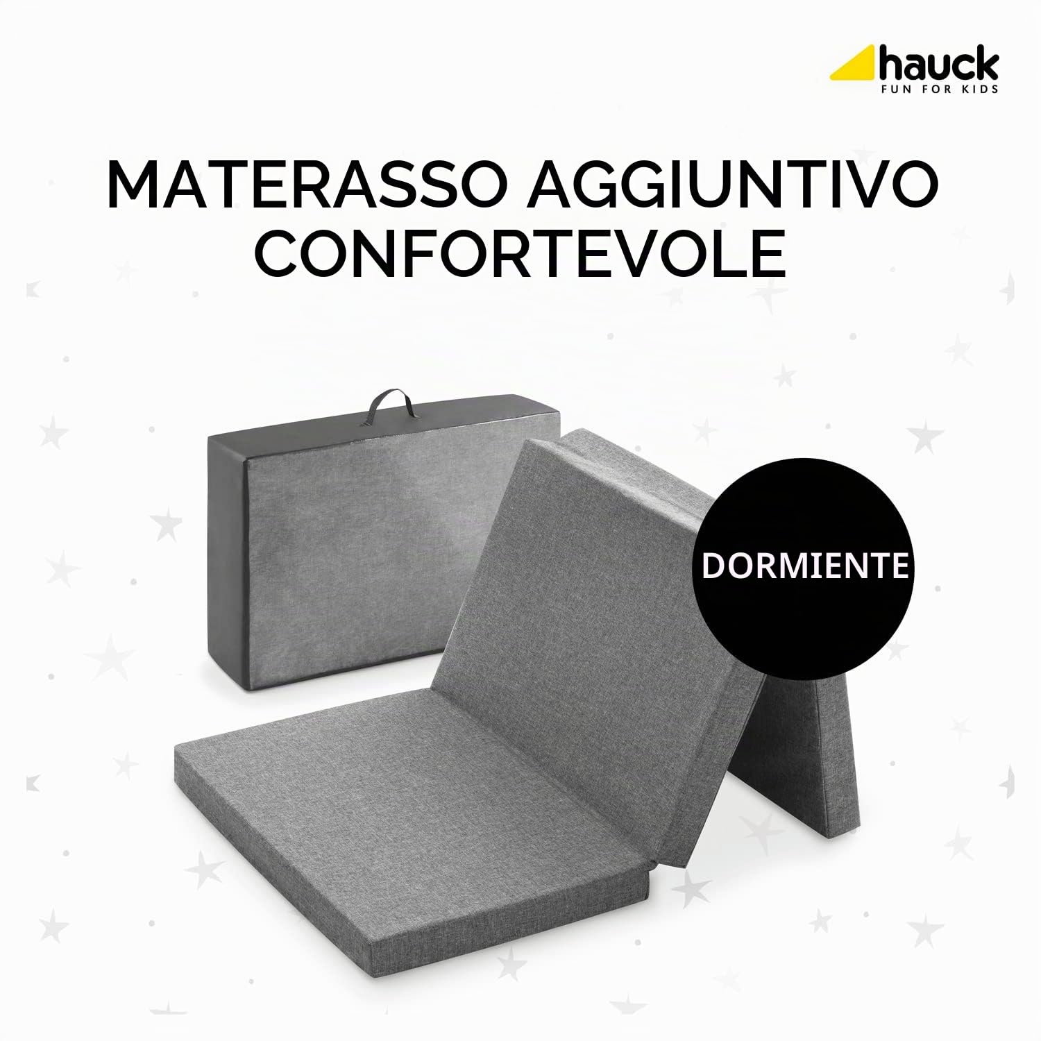 Hauck Culla da Campeggio Sleep N Play Center - Lettino Neonato fino 15kg - Letto pieghevole 120x60cm - Grigio & Sleeper Materassino per Lettino da Viaggio -bBlu