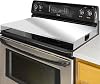 Stainless Steel Gas Stove Top Cover, Noodle Board Cooktop Cover, Kitchen Organizer for Gas and Electric Stove Range Expanding Kitchen Space, Large Size 30x 22x3, Black