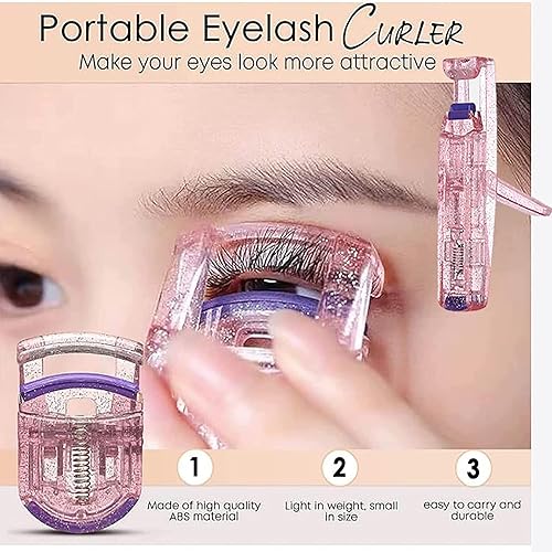 Miniatura 8 de Herramientas 5 en 1 Lash Buddy con separador de pestañas, peine aplicador de pestañas postizas, herramienta de protección de rímel portátil,