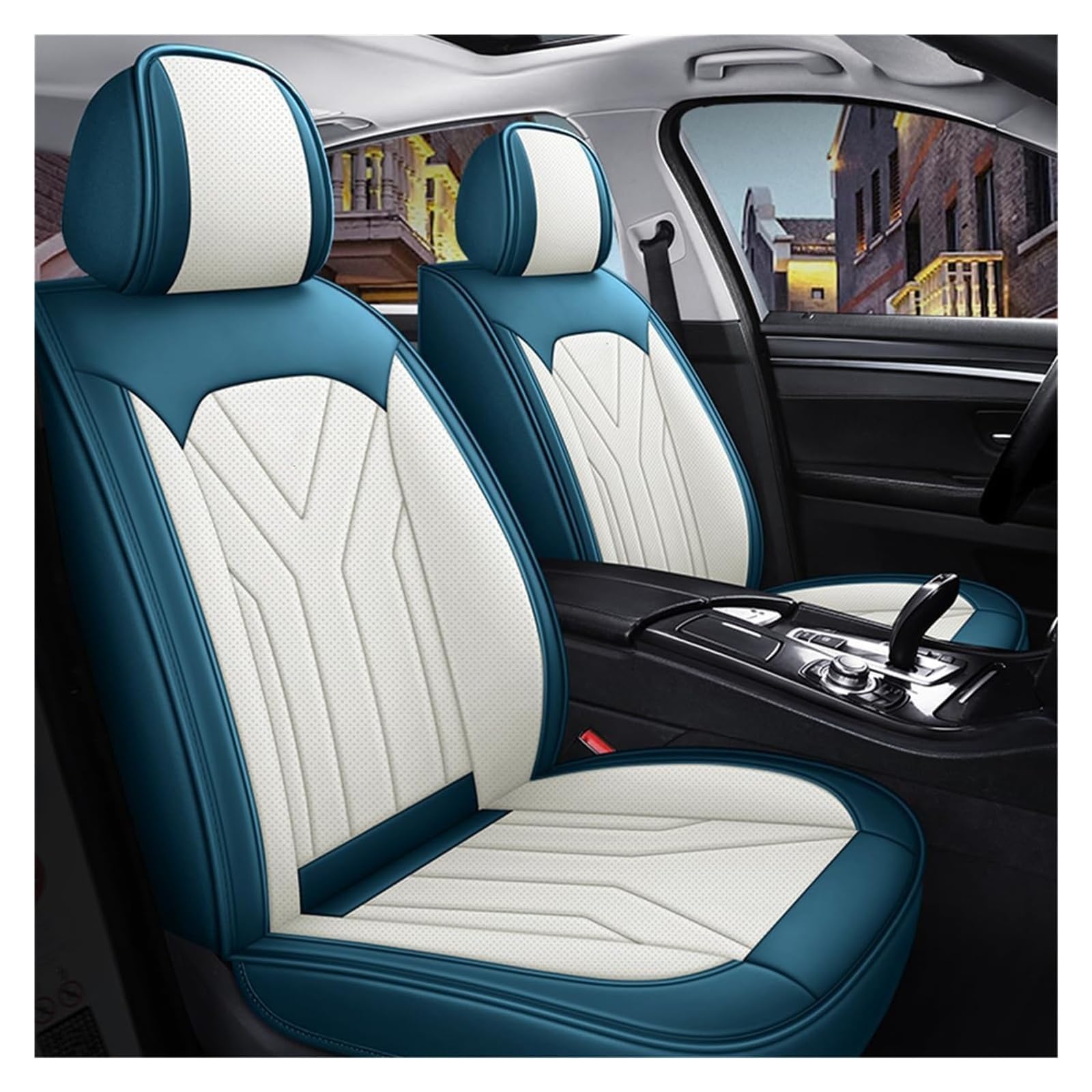 Housses de siège voiture imperméables pour VW T-ROC R-Line, protection totale avant arrière