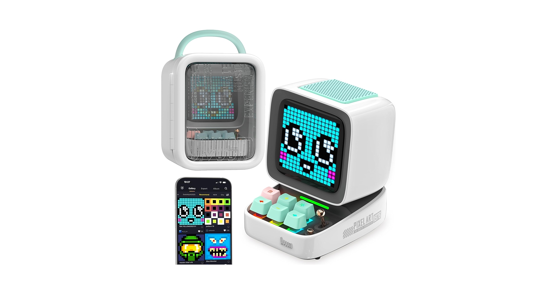 Amazon.com: Divoom Ditoopro Pixel Art Speaker with LED Display