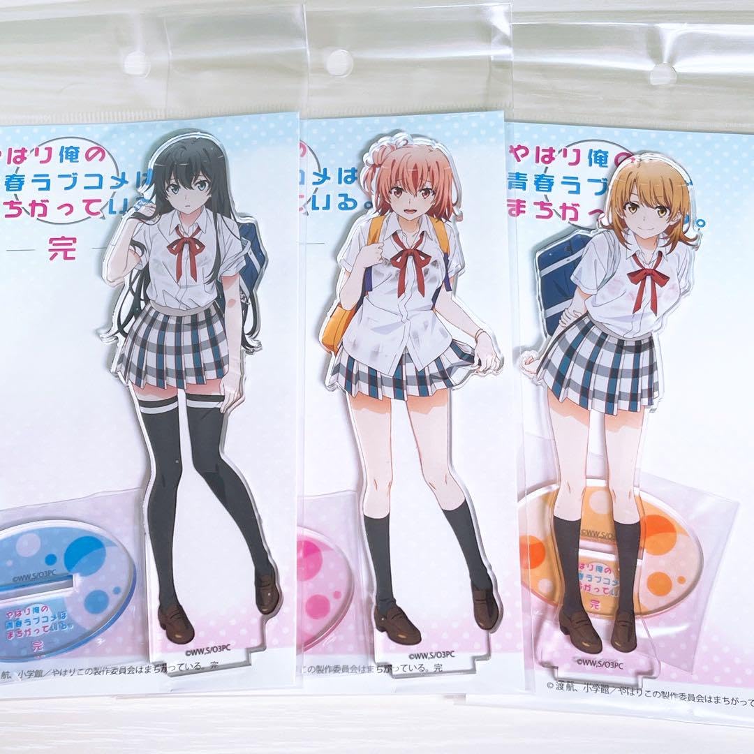 Amazon.co.jp: 俺ガイル 雪ノ下雪乃 由比ヶ浜結衣 一色いろは 雨宿り