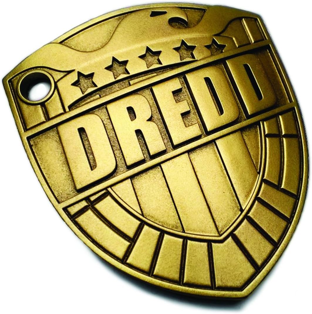 Planet Replicas Judge Dredd: Comic Prop Replica Badge (Scale 1:1)