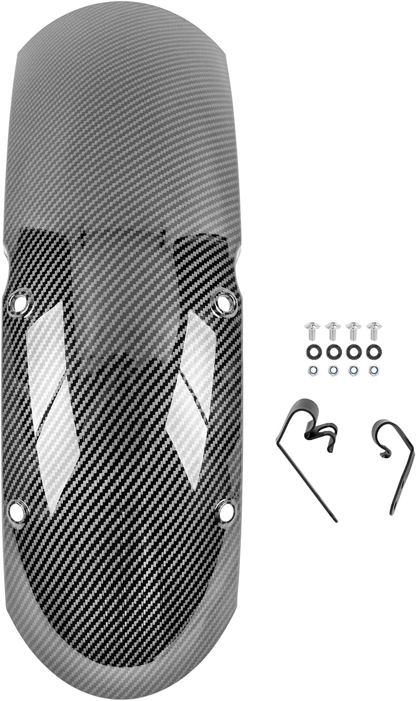 Motorcycle Front Wheel Cover Fender Splash Guard Tire Hugger Mudguard Protector Compatible with Ka-wasaki Z900RS Z900 RS Z 900 RS 2018 2019 2020 2021 2022 2023 2024 Fender Mud Flap (Carbon Look)