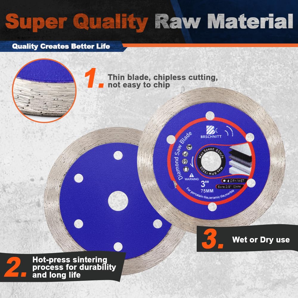 DISTAR Diamant-Trennscheibe ø 125 Mm PERFECT 1,5 Mm Sauberer Schnitt Kante Fuer Feinsteinzeug Fliese Keramik Diamantscheibe Diascheibe