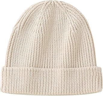 Hadetoto Cotton Baby Beanie Toddler Winter Hat for Boys Girls | Knit, Warm, Skull Cap, 0-8 Years
