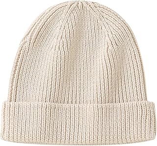 Cotton Baby Beanie Toddler Winter Hat for Boys Girls | Knit, Warm, Skull Cap, 0-8 Years