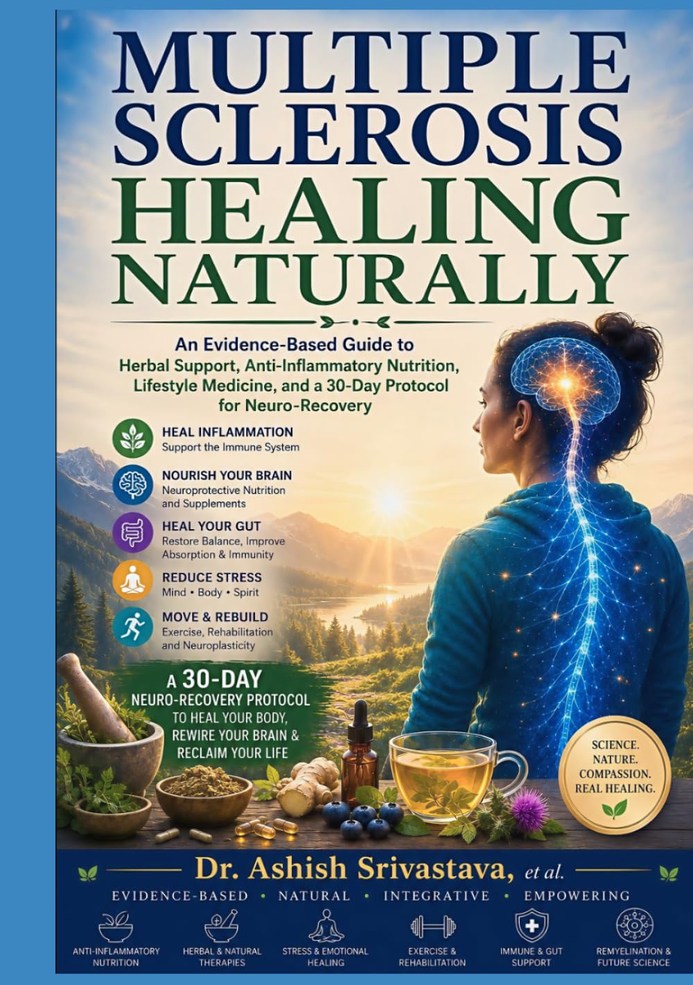 Multiple Sclerosis Healing Naturally: An Evidence-Based Guide to Herbal Support, Anti-Inflammatory Nutrition, Lifestyle Medicine, and a 30-Day Protocol for Neuro-Recovery
