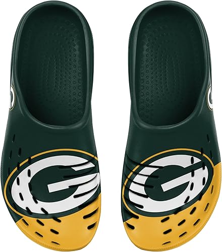 Miniatura 230 de FOCO - Sandalias de agua de jardín con logotipo de equipo de la NFL, para hombre Camuflaje tonal,logotipo grande de bloque