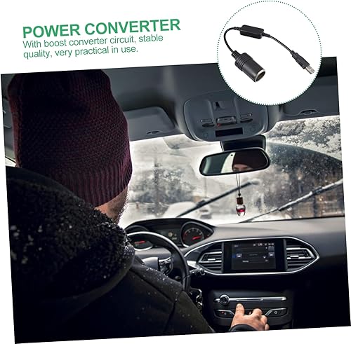 Miniatura 7 de USB a 12V encendedor de cigarrillos de coche convertidor hembra para dispositivos de carga compatible con varias salidas USB