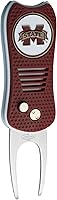 Vista 31 de Team Golf NCAA Switchblade Divot herramienta con marcador magnético de doble cara, cuenta con un diseño patentado de una sola punta, causa menos
