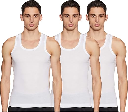 Dixcy Scott Men’s Regular Fit Vest (Pack of 3)
