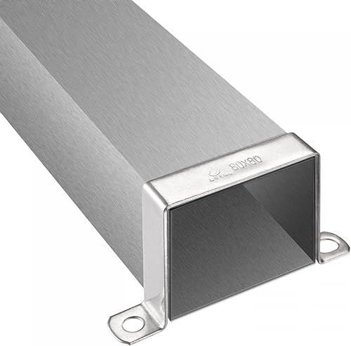 Miniatura 84 de uxcell Soporte de conector en forma de U 0.709 x 2.421 in Acero inoxidable 304 para puerta Cerrada Barra Soporte Strut Channel 6pcs