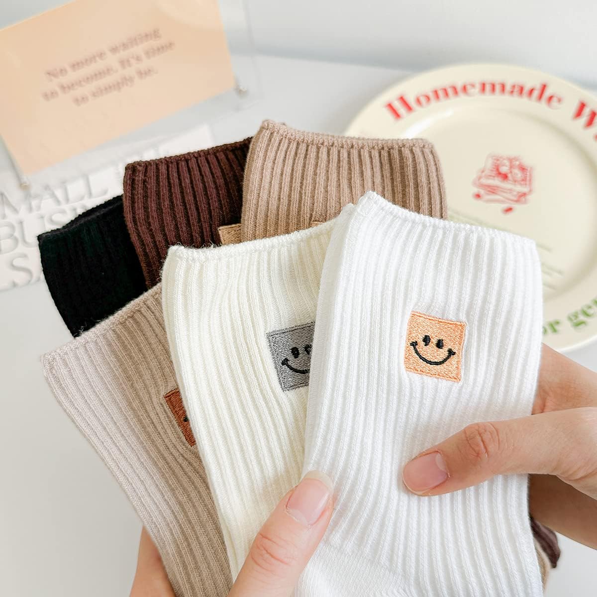 6 Pairs of Cute Crew Socks