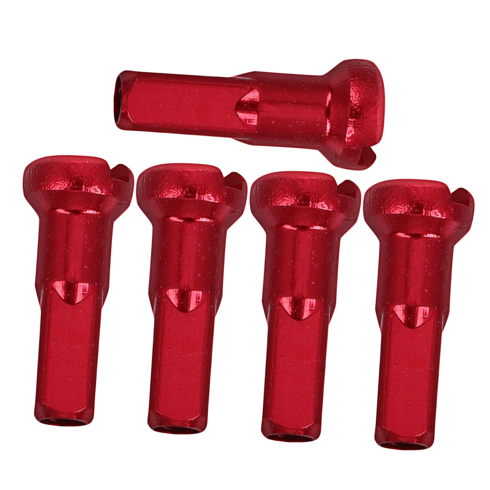 Anneome Mm Spoke Nipples Pcs Aluminum Alloy Bike Spoke Nipples Caps Red for Bicycles Wheel Replacement