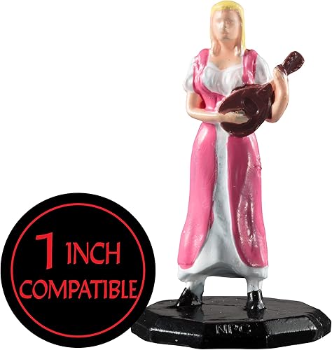 Miniatura 3 de Monster Townsfolk Mini Figuras de fantasía – 8 piezas pintadas a mano, personaje no jugador, miniaturas, NPC, tamaño hexagonal de 1 pulgada,